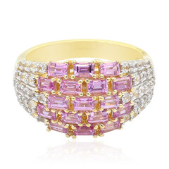 Anello in oro con Zaffiro Rosa (Remy Rotenier)