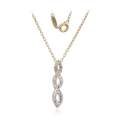 Collana in ottone con Diamante I3 (I) (Juwelo Style)
