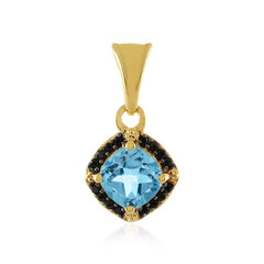 Ciondolo in argento con Topazio Blu Svizzero