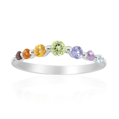 Anello in argento con Peridoto