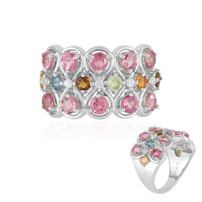 Anello in argento con Tormalina