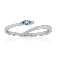 Anello in argento con Acquamarina Ofiki