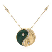 Collana in oro con Malachite (CIRARI)