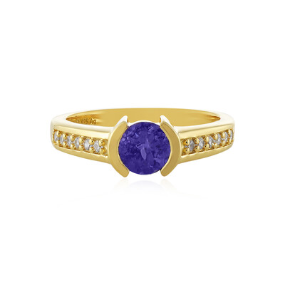 Anello in argento con Tanzanite