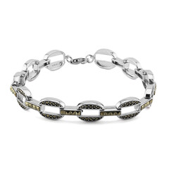 Bracciale in argento con Marcassite