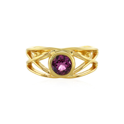 Anello in argento con Granato Magenta