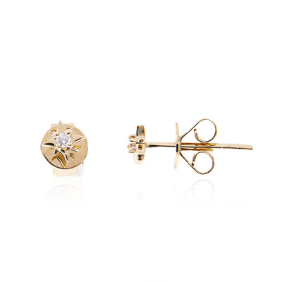 Orecchini in oro con Diamante Flawless (F) (LUCENT DIAMONDS)