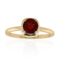 Anello in oro con Tibetanite Rossa