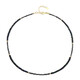 Collana in argento con Diamante Nero