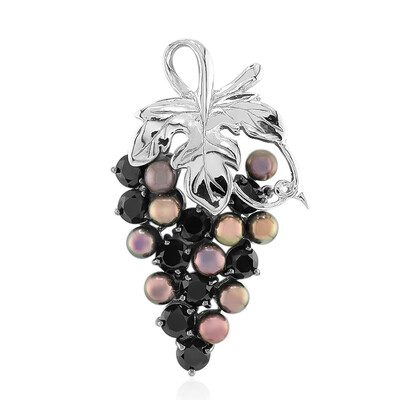 Ciondolo in argento con Onice Nero