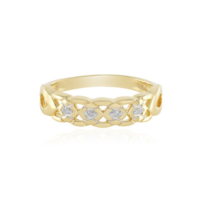 Anello in argento con Diamante I2 (J)