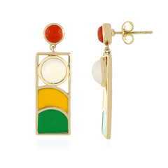 Orecchini in argento con Onice (Juwelo Bauhaus)