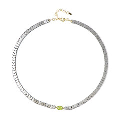 Collana in argento con Peridoto