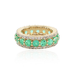 Anello in oro con Smeraldo Russo