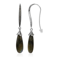 Orecchini in argento con Labradorite (Annette classic)