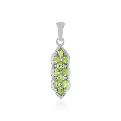 Ciondolo in argento con Peridoto Arizona