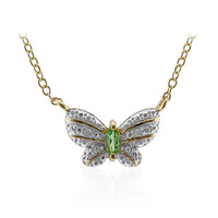 Collana in argento con Tsavorite della Tanzania