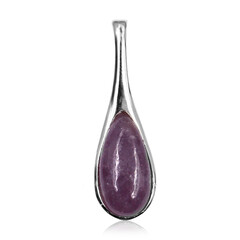 Ciondolo in argento con Lepidolite