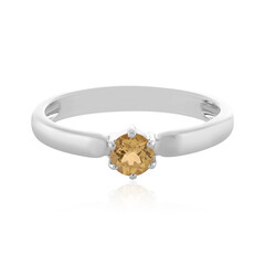 Anello in argento con Topazio Imperiale