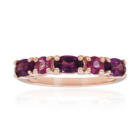 Anello in argento con Rodolite