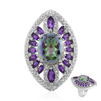 Anello in argento con Quarzo Mistico