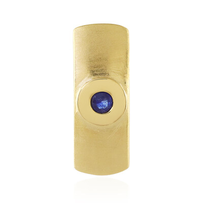 Ciondolo in argento con Zaffiro Blu del Madagascar (MONOSONO COLLECTION)
