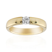 Anello in oro con Diamante IF (D)