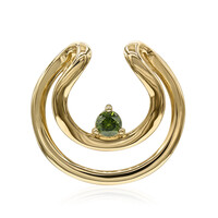 Ciondolo in oro con Diamante Verde VS1