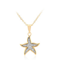 Collana in argento con Diamante I3 (I)