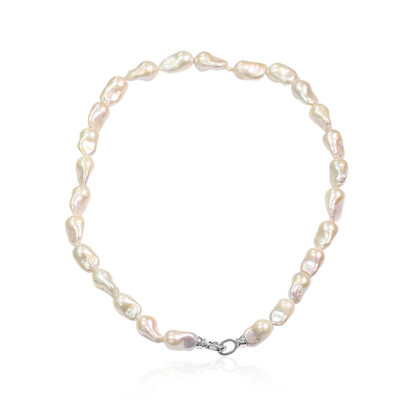 Collana in argento con Perla di Acqua Dolce (TPC)