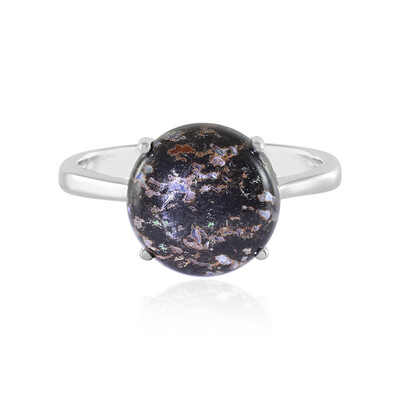 Anello in argento con Opale Leopardo