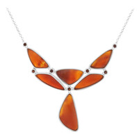 Collana in argento con Agata
