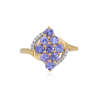 Anello in argento con Tanzanite
