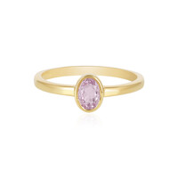 Anello in argento con Kunzite