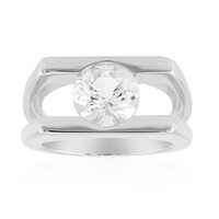 Anello in argento con Quarzo Herkimer (Pallanova)