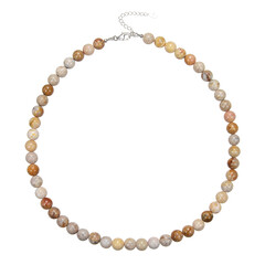 Collana in argento con Corallo Pietrificato