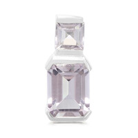 Ciondolo in argento con Ametista Rose de France