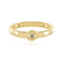 Anello in argento con Diamante Champagne I3