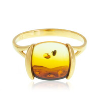 Anello in argento con Ambra Baltica