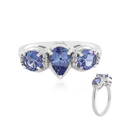 Anello in argento con Tanzanite (non riscaldata)