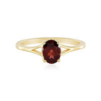 Anello in argento con Granato Mozambico