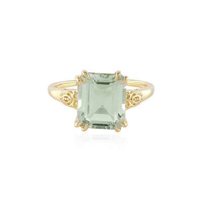 Anello in argento con Ametista Verde