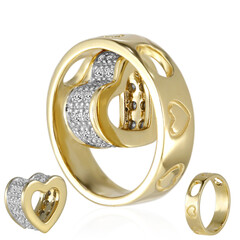 Ciondolo in oro con Diamante SI1 (G)