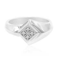 Anello in argento con Diamante I1 (G)