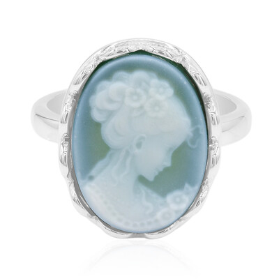 Anello in argento con Agata