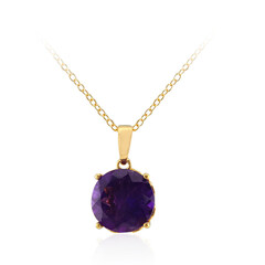 Collana in argento con Ametista Zambiana