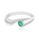 Anello in argento con Smeraldo Etiope