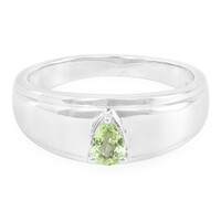 Anello da uomo in argento con Tormalina