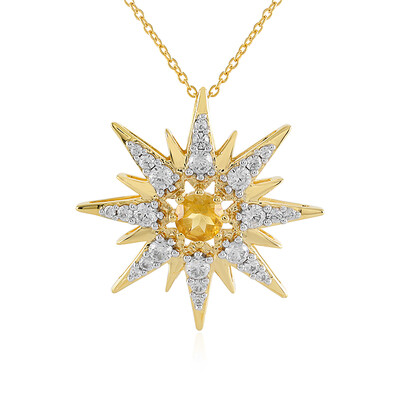 Collana in argento con Citrino