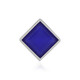 Ciondolo in argento con Calcedonio Blu (MONOSONO COLLECTION)